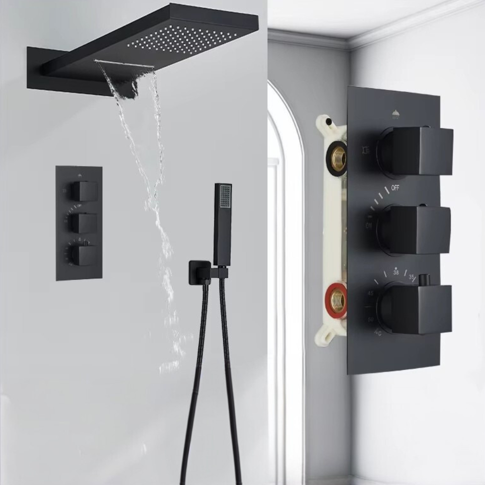 Colonne de Douche Encastrable – Élégance & Confort