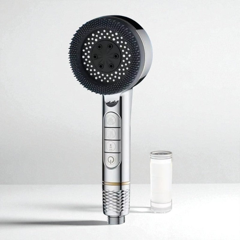 Pommeau de Douche Anti-Calcaire – Haute Pression Économie d’Eau, 4 Modes