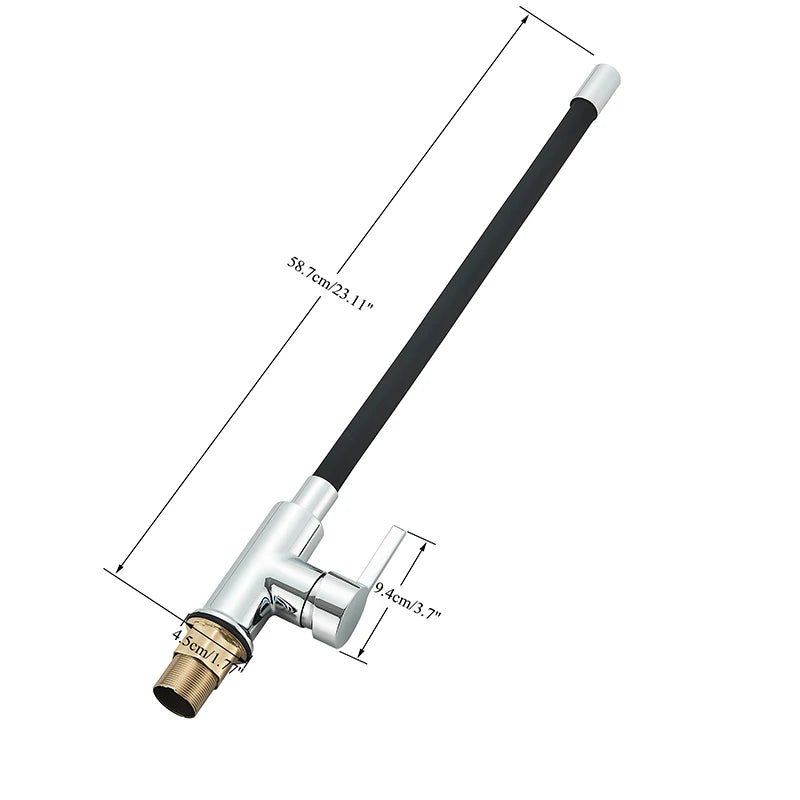 Robinet de Cuisine – Mitigeur à Bec Flexible 360° en Acier Inoxydable - Fluens