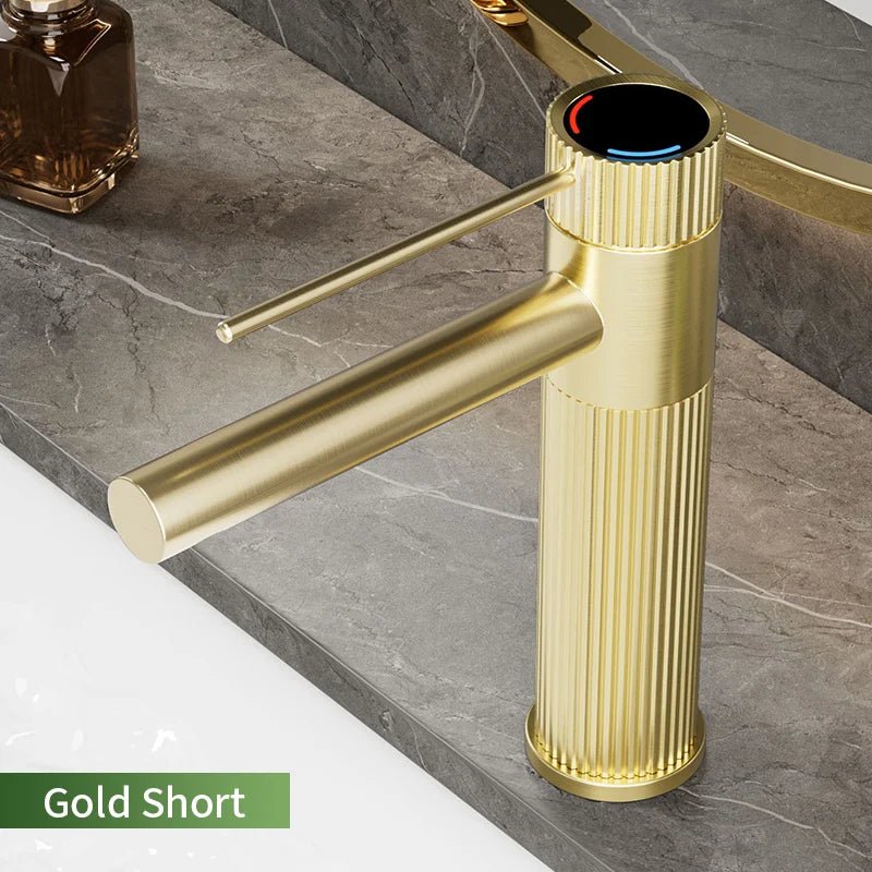 Robinet de salle de bain moderne – Finition inox premium - Fluens