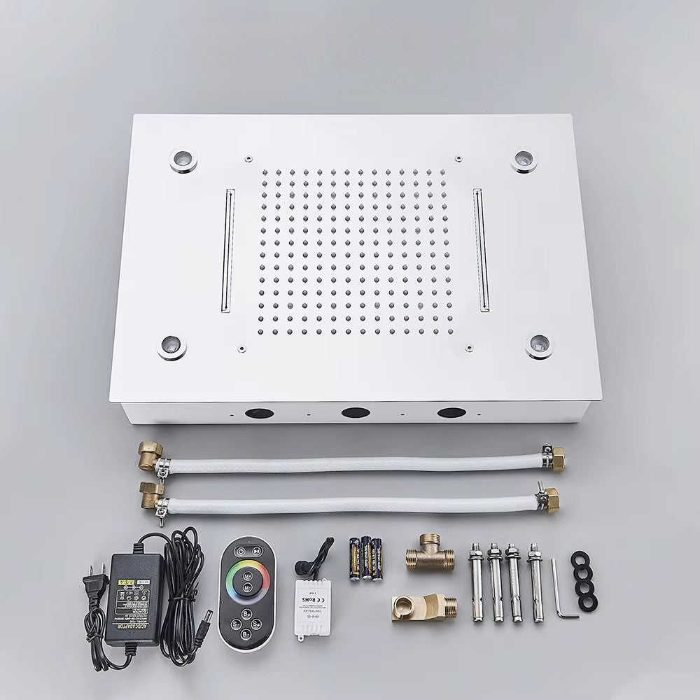 Tête de Douche LED Encastrable – Luxe - Fluens