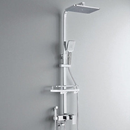 Colonne de Douche Design Noir & Chrome – Pluie Relaxante