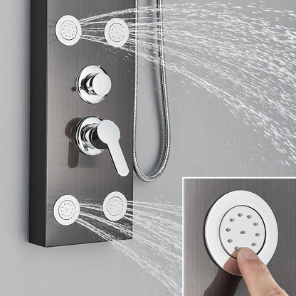 Colonne de Douche Hydromassante – Jets de Massage & Rangement Intégré