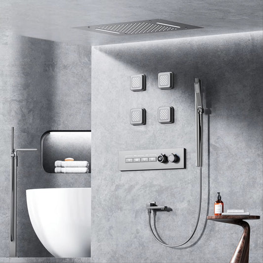 Colonne de Douche Encastrable Luxe – Hydromassante 4 Fonctions