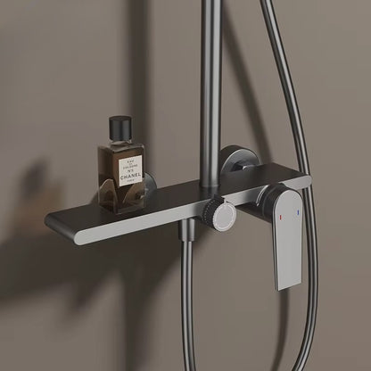 Colonne de Douche thermostatique Premium Brossé – Système 3 Voies