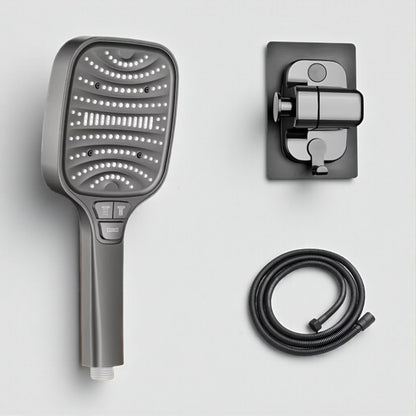 Pommeau de douche anti-calcaire – Haute pression & économie d’eau, 7 modes (bouton Stop)