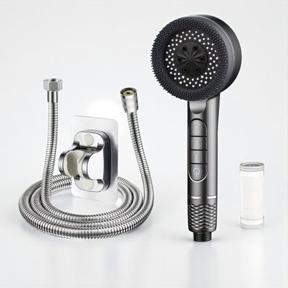 Pommeau de Douche Anti-Calcaire – Haute Pression Économie d’Eau, 4 Modes