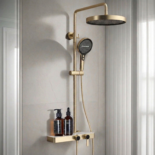 Colonne de Douche Premium – Pluie, Douchette & Bec Baignoire – 6 Finitions