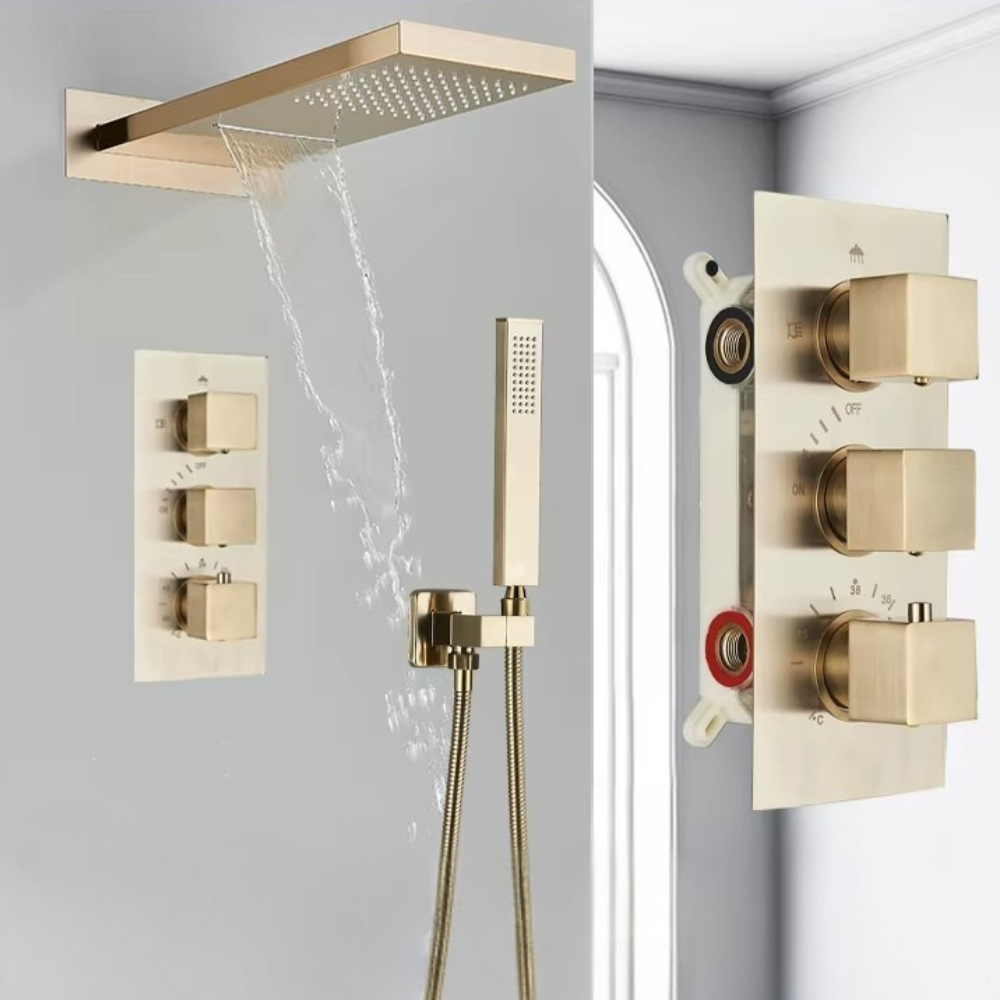Colonne de Douche Encastrable – Élégance & Confort
