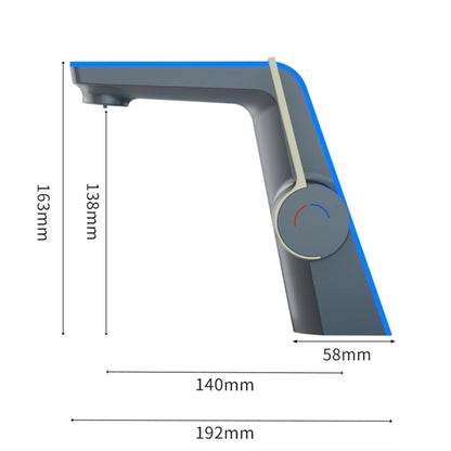 Robinet de salle de bain LED – affichage température & mitigeur moderne