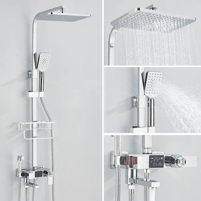 Colonne de Douche Thermostatique avec Affichage Digital – Pluie & Douchette