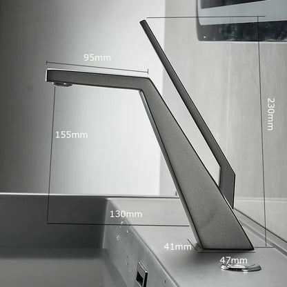 Robinet de salle de bain moderne en laiton – Mitigeur haut de gamme durable