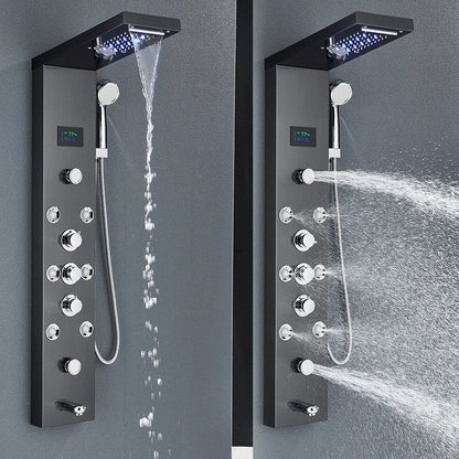 Colonne de Douche Hydromassante à Affichage Digital LED – Massage & Détente