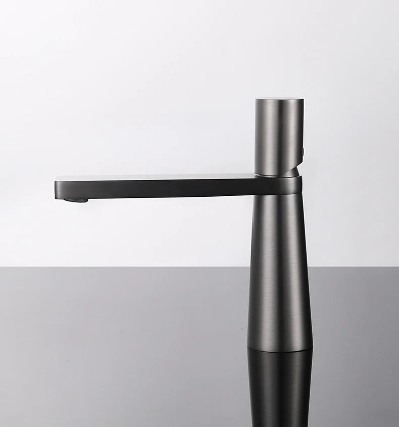 Robinet de salle de bain en laiton – version haute et basse, design moderne