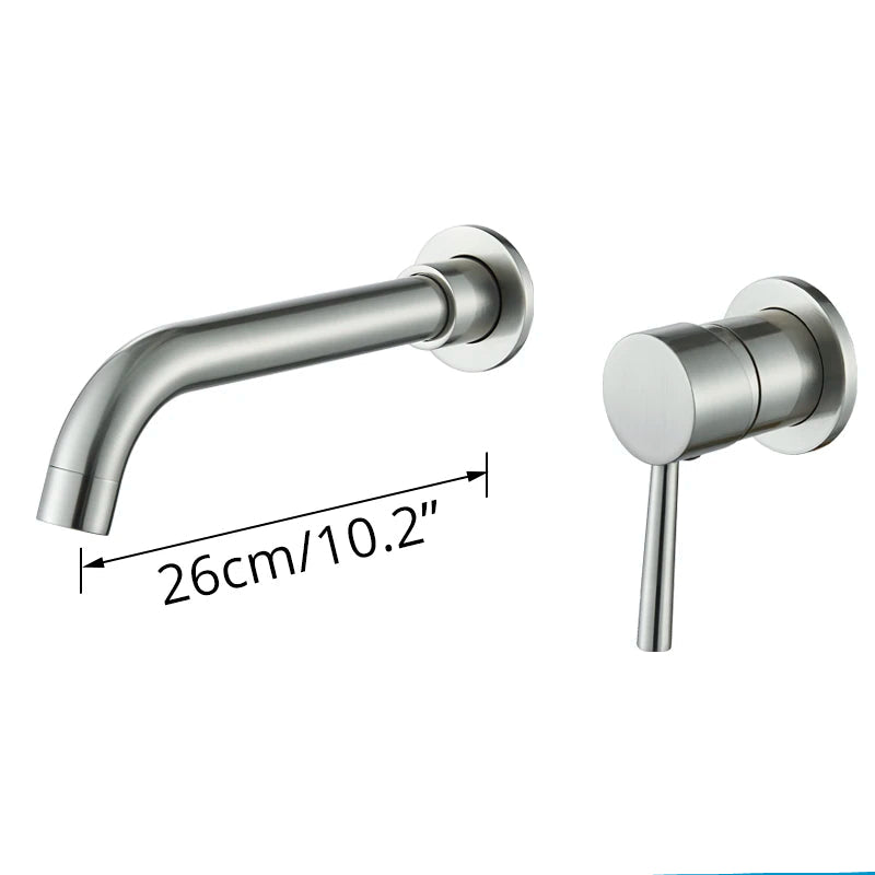 Robinet de salle de bain mural – Design élégant, plusieurs finitions