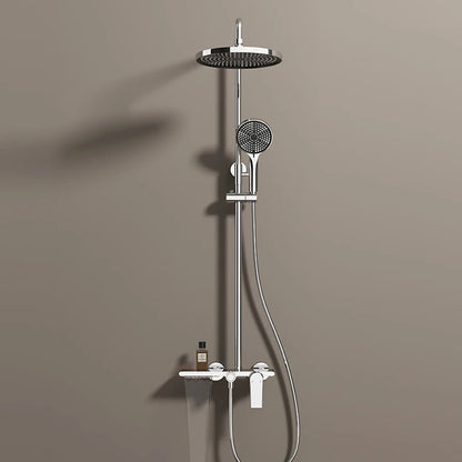 Colonne de Douche thermostatique Premium Brossé – Système 3 Voies