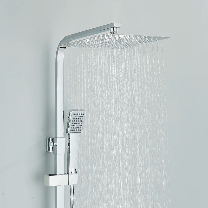 Colonne de Douche Thermostatique Chrome – Pluie & Douchette