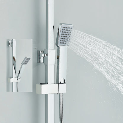 Colonne de Douche Thermostatique Chrome – Pluie & Douchette