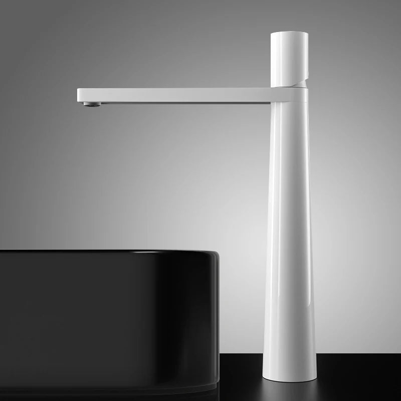 Robinet de salle de bain en laiton – version haute et basse, design moderne