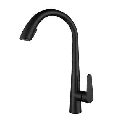 Robinet de Cuisine Extractible 360° – Douchette 2 Jets – Chrome, Noir, Gris métallisé