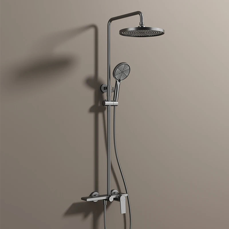 Colonne de Douche thermostatique Premium Brossé – Système 3 Voies