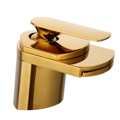Robinet de salle de bain cascade en laiton – finition premium