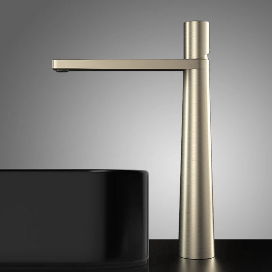 Robinet de salle de bain en laiton – version haute et basse, design moderne