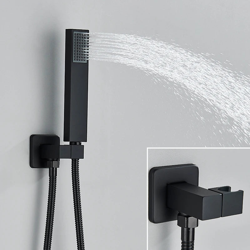Colonne de douche Encastrable Noir Mat – Luxe & Confort au Quotidien