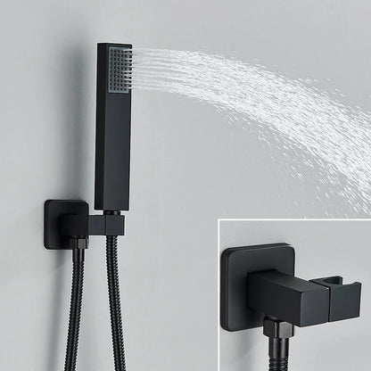 Colonne de douche Encastrable Noir Mat – Luxe & Confort au Quotidien