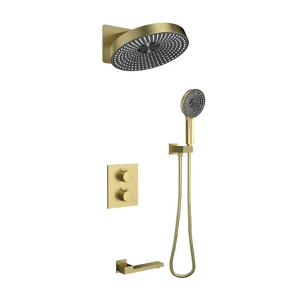 Colonne de Douche Encastrable Thermostatique – Pluie & Cascade