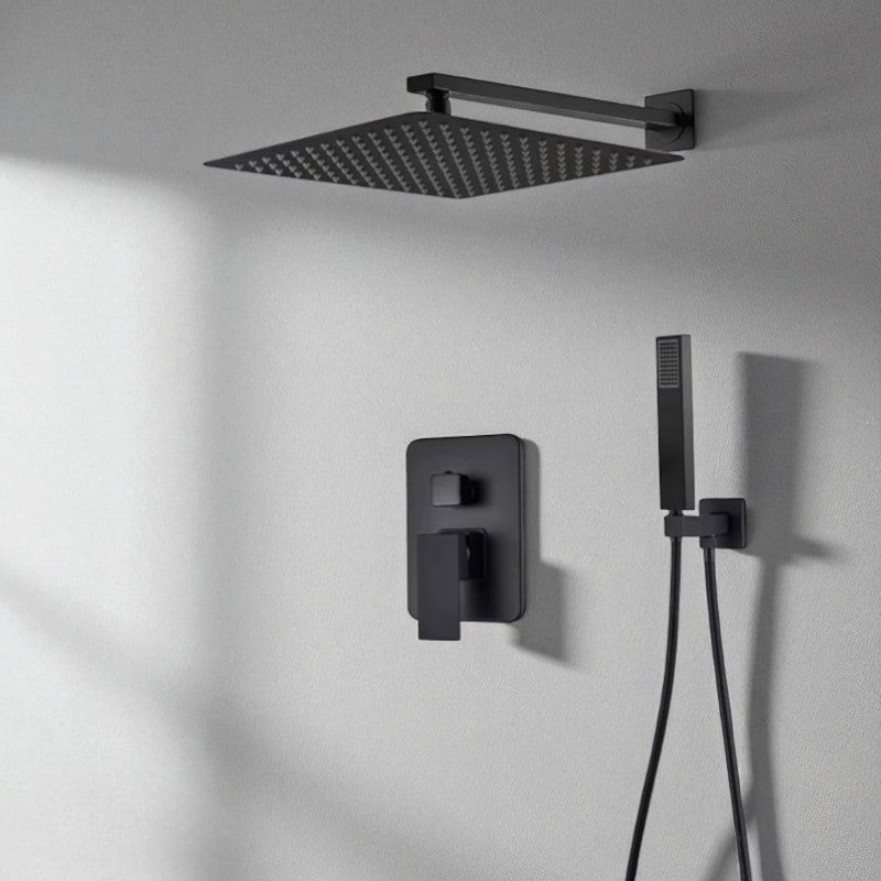 Colonne de douche Encastrable Noir Mat – Luxe & Confort au Quotidien
