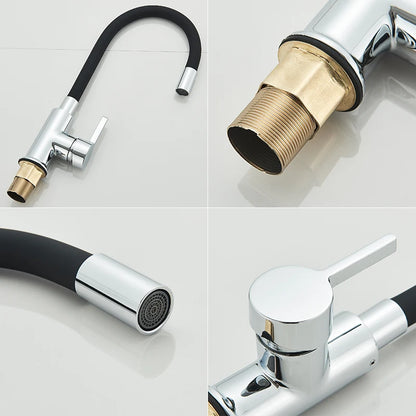 Robinet de Cuisine – Mitigeur à Bec Flexible 360° en Acier Inoxydable