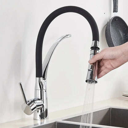 Robinet de Cuisine Flexible Professionnel – Douchette Extractible & Rotation 360°