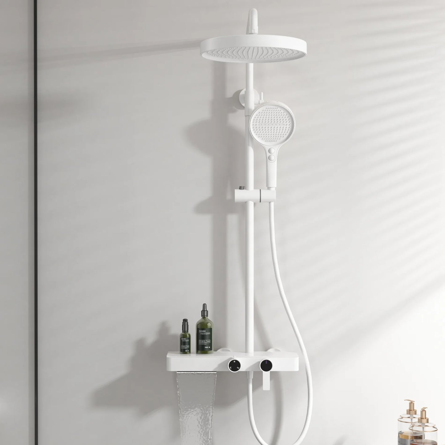 Colonne de Douche Premium – Pluie, Douchette & Bec Baignoire – 6 Finitions
