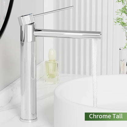 Robinet de salle de bain moderne – Finition inox premium