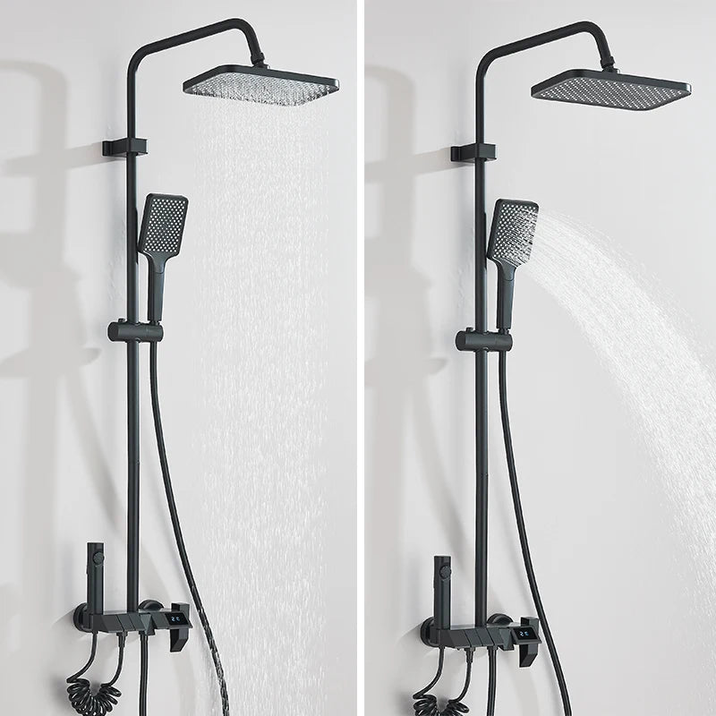 Colonne de douche moderne – affichage digital  & mitigeur mécanique