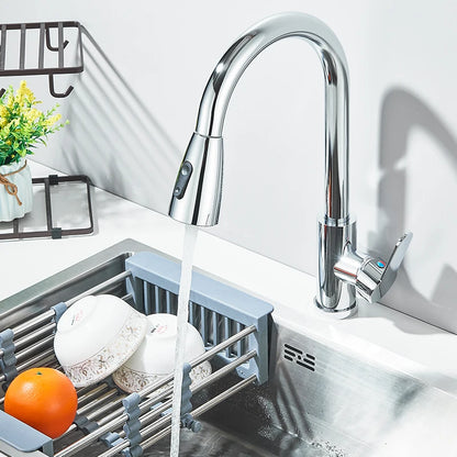 Robinet de Cuisine Extractible – Jet Douchette & Rotation 360° (Noir mat, Chrome, Nickel brossé)