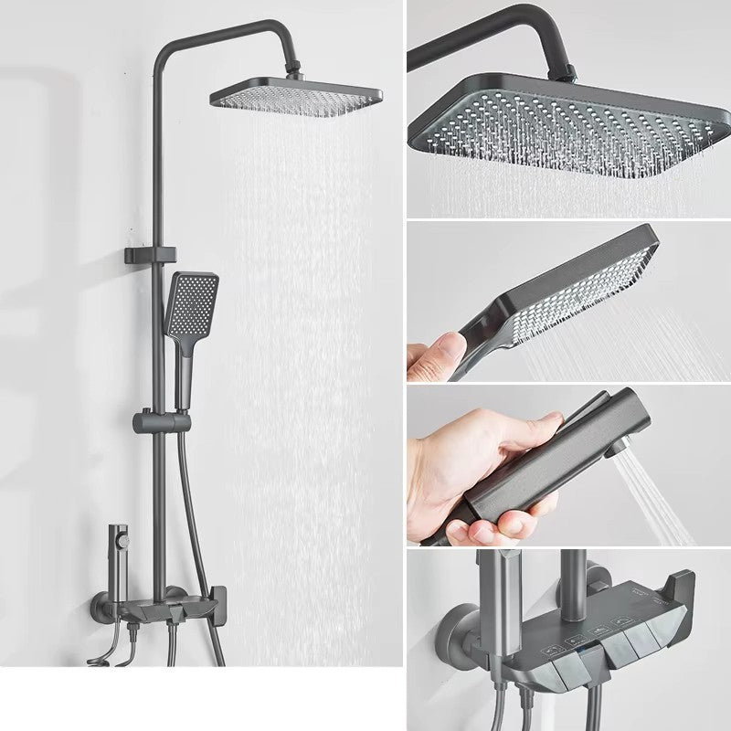 Colonne de douche moderne – affichage digital  & mitigeur mécanique