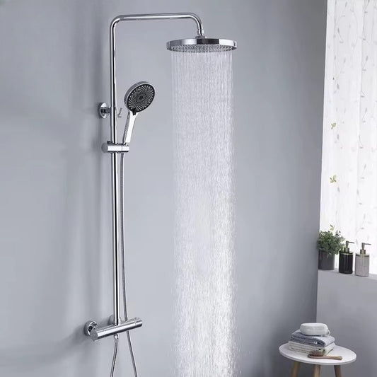 Colonne de Douche Thermostatique en Laiton – Confort & Sécurité