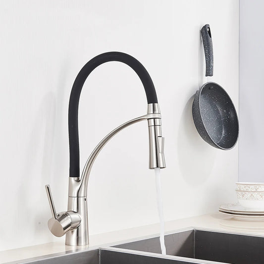 Robinet de Cuisine Flexible Professionnel – Douchette Extractible & Rotation 360°