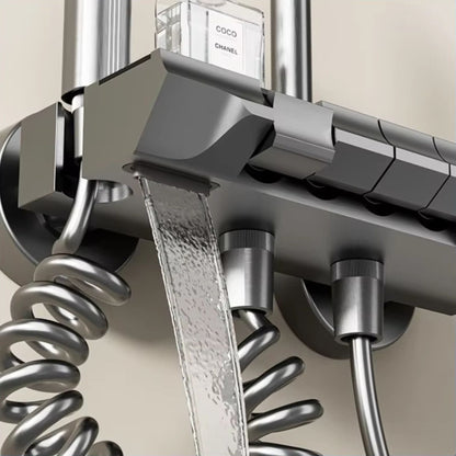 Colonne de Douche 4 Voies à Affichage Digital – Gris brossé - Fluens