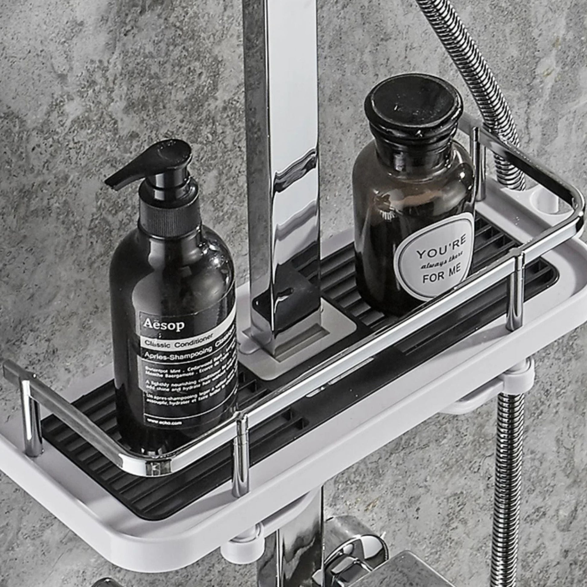 Colonne de Douche Design Noir & Chrome – Pluie Relaxante - Fluens