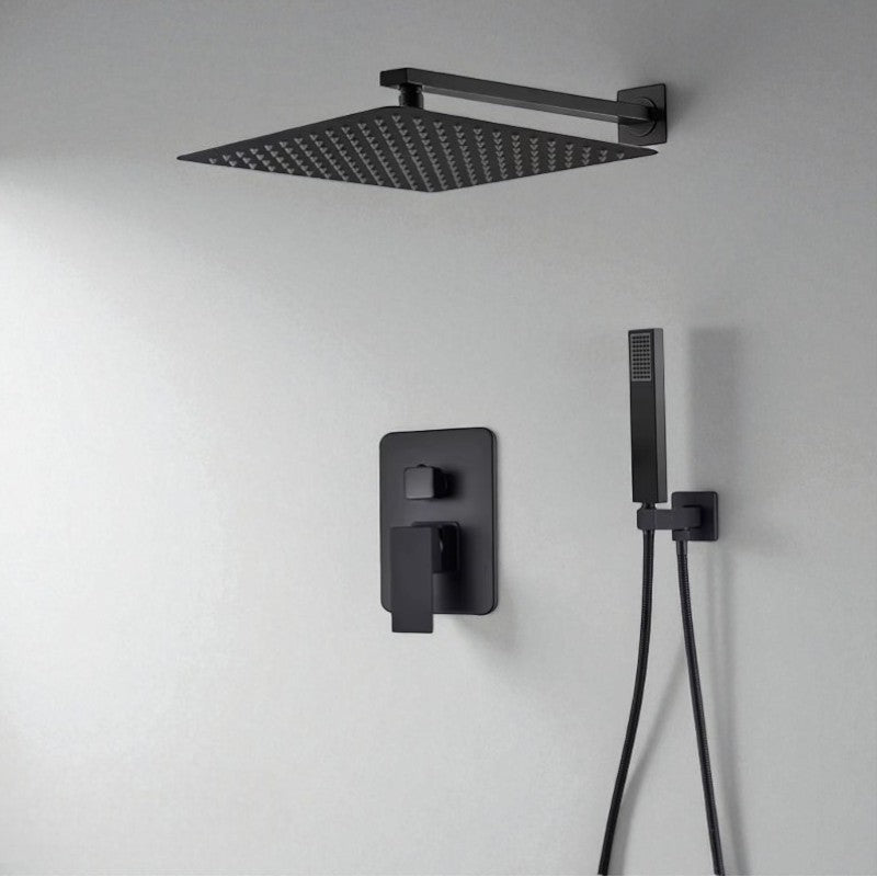 Colonne de douche Encastrable Noir Mat – Luxe & Confort au Quotidien - Fluens