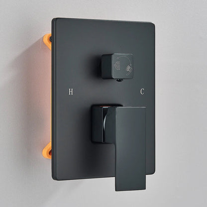 Colonne de douche Encastrable Noir Mat – Luxe & Confort au Quotidien - Fluens