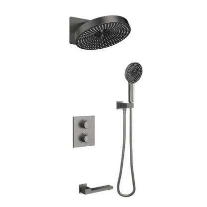 Colonne de Douche Encastrable Thermostatique – Pluie & Cascade - Fluens