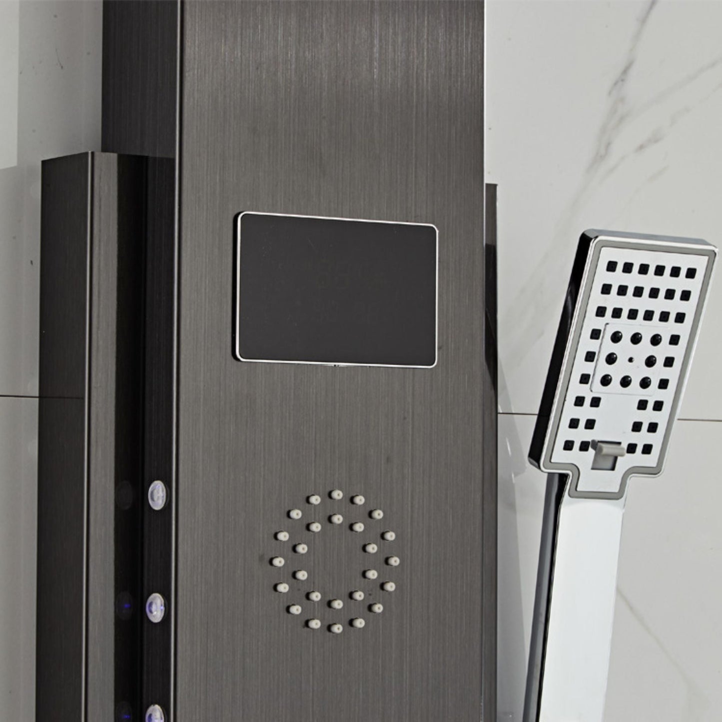 Colonne de Douche Hydromassante à affichage digital LED – Cascade & Massage - Fluens