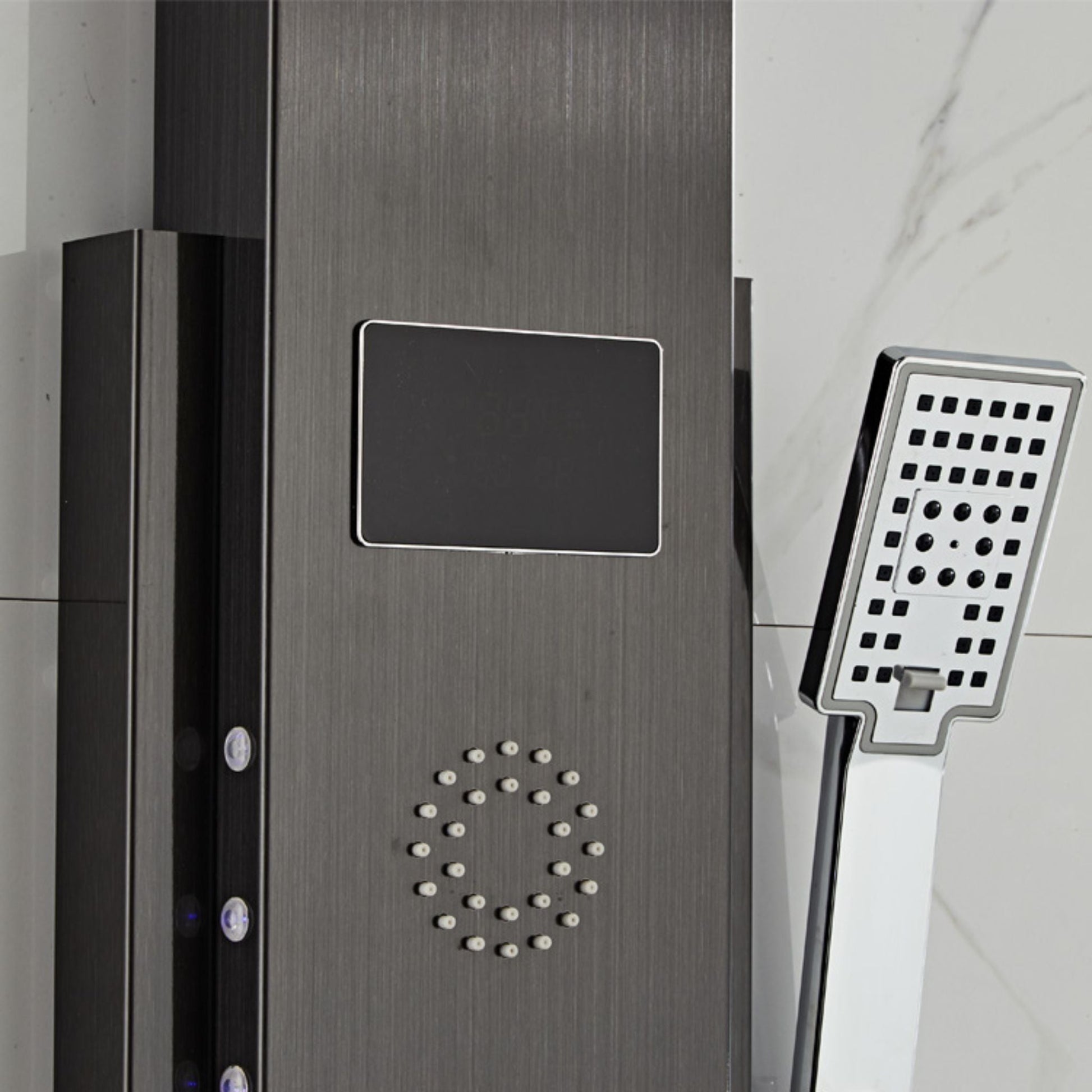 Colonne de Douche Hydromassante à affichage digital LED – Cascade & Massage - Fluens