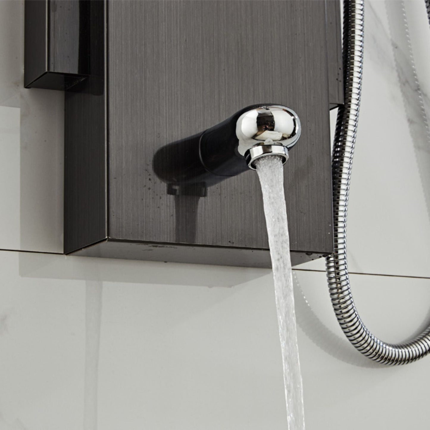 Colonne de Douche Hydromassante à affichage digital LED – Cascade & Massage - Fluens