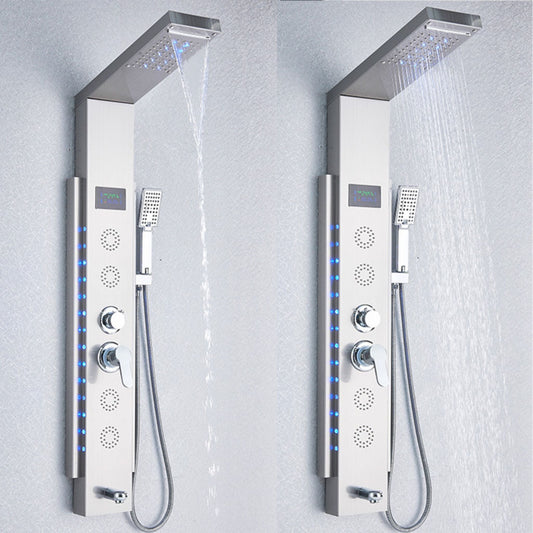 Colonne de Douche Hydromassante à affichage digital LED – Cascade & Massage - Fluens
