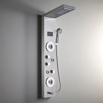 Colonne de Douche Hydromassante à Affichage Digital LED – Massage & Détente - Fluens